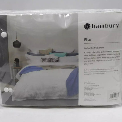 Bambury Elise Quilt Cover Set Double