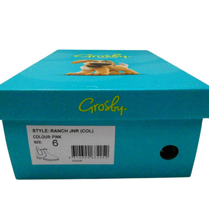 Grosby Girl's Ranch Junior Boot, Pink, UK 6.5/US 7 Little Kid