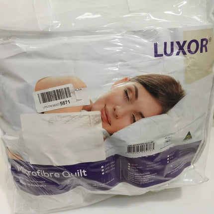 Luxor Microfibre Quilt Size Super King 240cm x 270cm