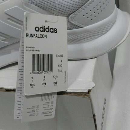 adidas Runfalcon Women's Running Shoe, Footwear White/Footwear White - 10.5 US