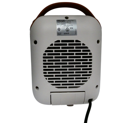 De'Longhi Capsule Fan Heater, Self-Regulating Ceramic Heater HFX30C18.IW, Ivory