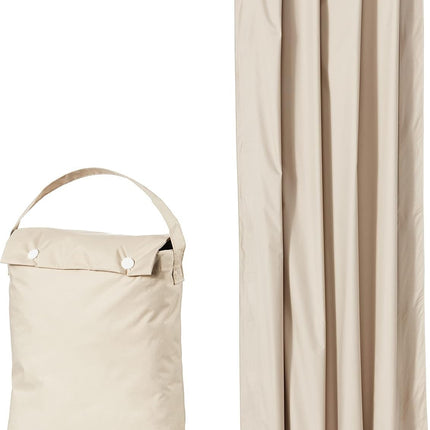 Amazon Basics Portable Window Blackout Curtain Shade with Suction Cups - Beige