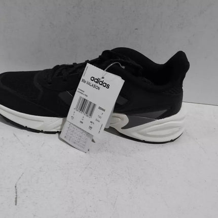 adidas 90S Valasion Women's Running Shoe, Core Black/Night Metallic/Grey, 8.5 US