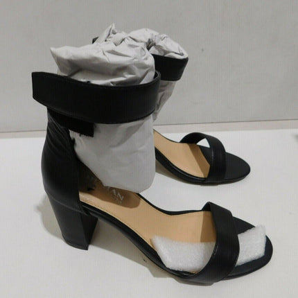 Human Premium Women's Portia Sandals, Black Leather - 37 EU