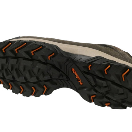 Columbia Men's Crestwood Hiking Shoe, Camo Brown, Heatwave, Size - 7