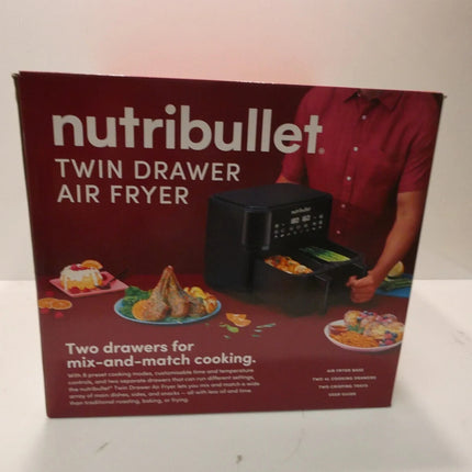 Nutribullet Twin Drawer Air Fryer NBA07200