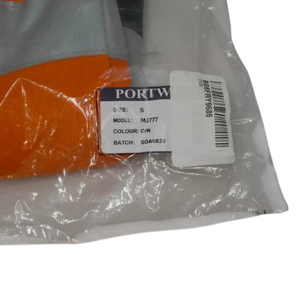 Portwest 100% Cotton 4-in-1 Jacket MJ777, Orange/Navy - Small