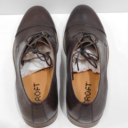 CROFT Men's Ari Lace-Up Flat Shoes, Choc, EU 44 11 US