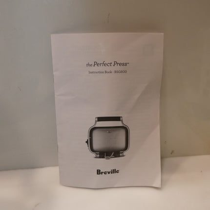 Breville BSG600BSS The Perfect Press Sandwich Maker - Silver (Dent)