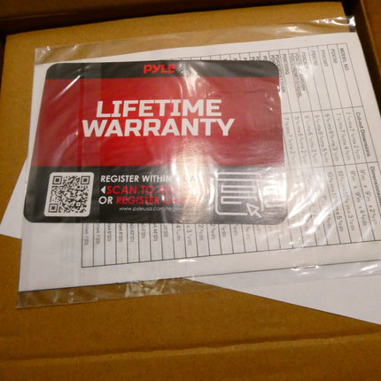 Pyle 6.5'' In-Wall/In-Ceiling Midbass Speakers (Pair) - 2-Way Woofer Speaker Sys