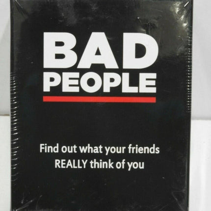 Bad People The Party Card Game You Probably Shouldn't Play Friends Adult Game