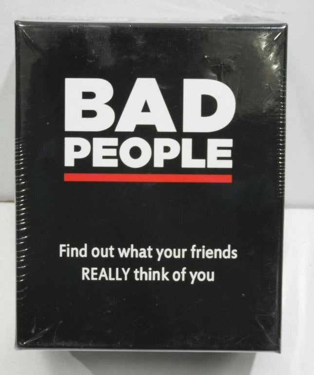 Bad People The Party Card Game You Probably Shouldn't Play Friends Adult Game