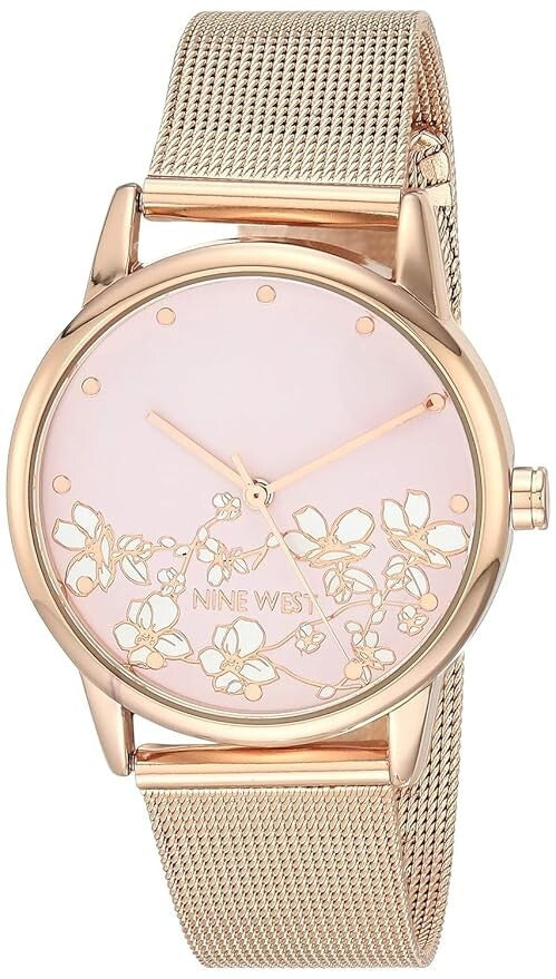 Nine West Women's Bracelet Watch, Rose Gold, NW/2428FLRG