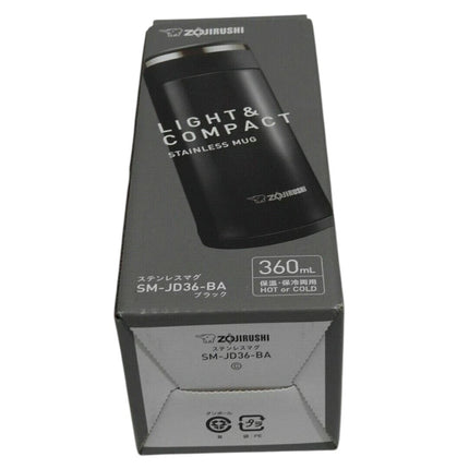 Zojirushi SM-JD36BA Tuff Mug, 12-Ounce/0.36-Liter - Black