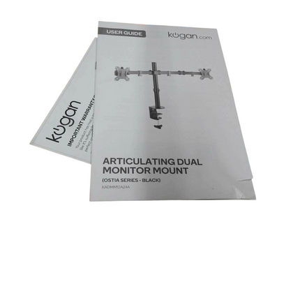 Kogan Articulating Dual Monitor Mount (Ostia Series - Black)
