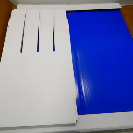 Classroom Keepers Poster & Roll Storage, Blue, 24"H x 12-1/4"W x 12-1/4"D