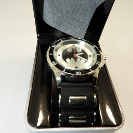 Accutime Batman Men's BAT9062 Analog Watch with Black Rubber