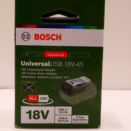 Bosch USB Adapter UniversalUSB 18V-45 (for Charging Different Devices)
