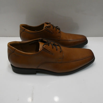 Clarks Men's Tilden Walk Oxford, Dark Tan Leather, 11 US