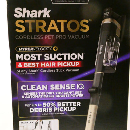 Shark IZ400 Stratos Cordless Pet Pro Vacuum with Clean Sense IQ Brass -Brand New
