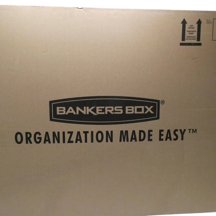 Bankers Box STOR/File Check Boxes, Standard Set-Up, Flip-Top Lid, 4 x 9 x 24Inch