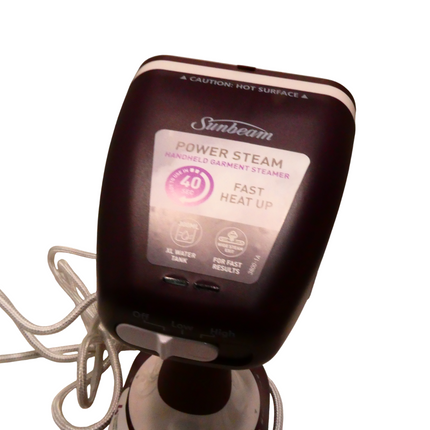 Sunbeam SG1000 Power Steam Handheld Garment Steamer - Maroon