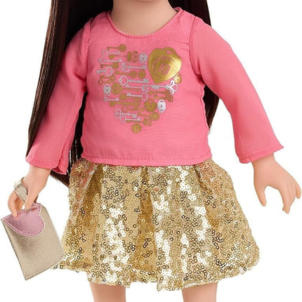Journey Girls 18-Inch Callie Hand Painted Doll with Brown Hair and Brown Eyes
