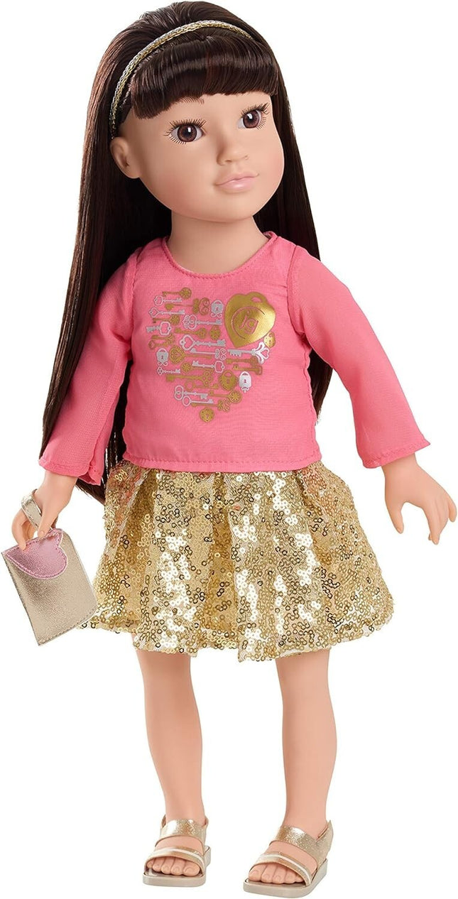Journey Girls 18-Inch Callie Hand Painted Doll with Brown Hair and Brown Eyes