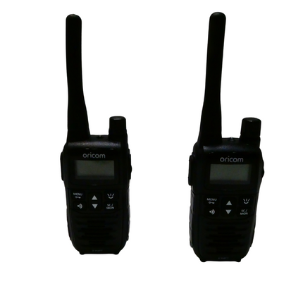 Oricom UHF2400 2 Watt Handheld UHF CB Radio Twin Pack
