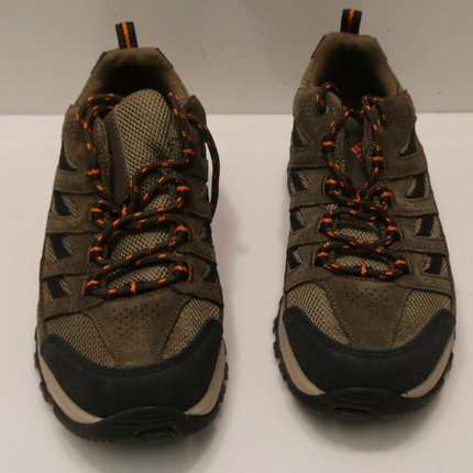 Columbia Men's Crestwood Hiking Shoe, Camo Brown, Heatwave, Size - 7