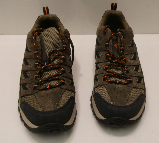Columbia Men's Crestwood Hiking Shoe, Camo Brown, Heatwave, Size - 7