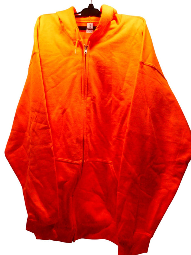 Gildan Unisex Adult Fleece Zip Hoodie Sweatshirt, Style G18600, Multipack,  XL