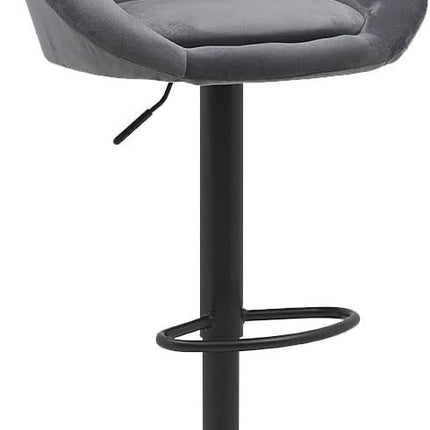 Viviendo 2 Pcs Bar Stools, Adjustable Height Chairs with Gas Lift, Swivel Kitche