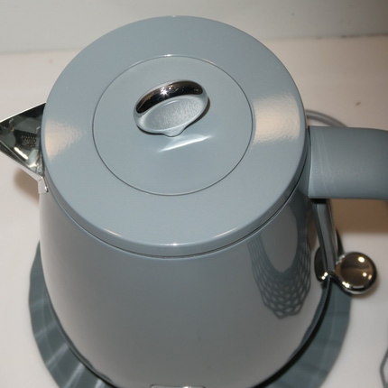De'Longhi Eclettica Kettle KBY2001G, Classic Style Electric Kettle - Grey
