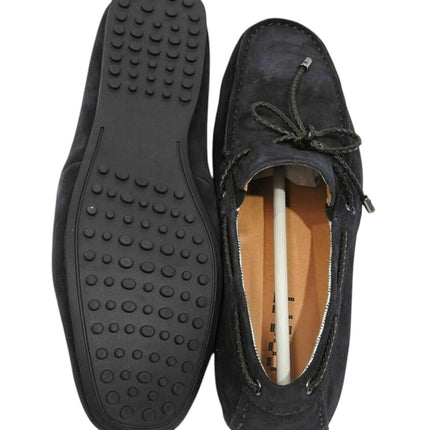 CROFT Men's Perry Flat Loafers, Midnight Suede, EU 41 8US