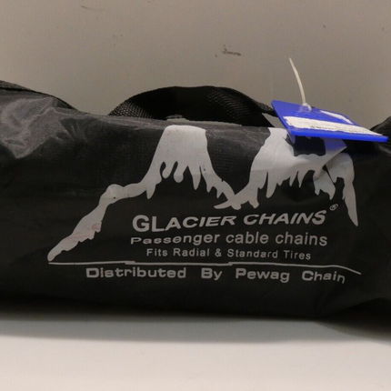 Glacier Chains Glacier 1038 Passenger Cable Tire Chain - Set of 2