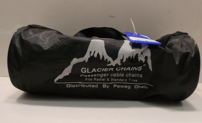 Glacier Chains Glacier 1038 Passenger Cable Tire Chain - Set of 2