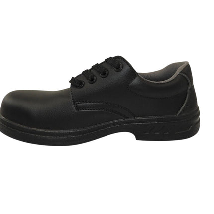 Portwest FW80 Laced Safety Shpoes S2, Black US 7.5, UK 6.5