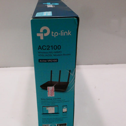 TP-LINK AC2100 Archer VR2100 ADSL/VDSL Modem Router OneMesh - Black