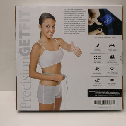 EatSmart Get Fit Digital Body Fat Scale - Black