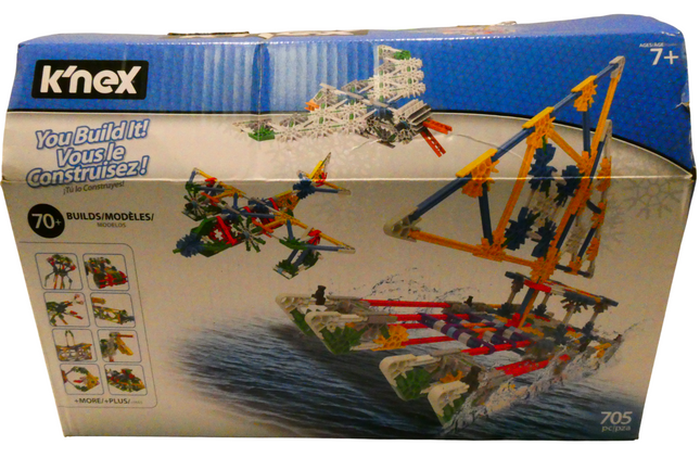 K'NEX 70 Model Building Set - 705 Pieces - Ages 7+ Engineering Education Toy