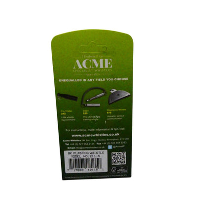 ACME Acme Dog Whistle 211.5 Frequency Black