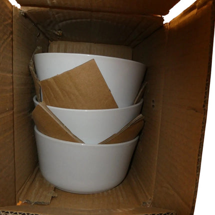 Stone + Lian Celina Stoneware 16-Piece Dinnerware Set White - BLB1361