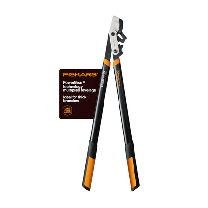 Fiskars 32" PowerGear2 Steel Blade Garden Bypass Lopper and Tree Trimmer - Sharp
