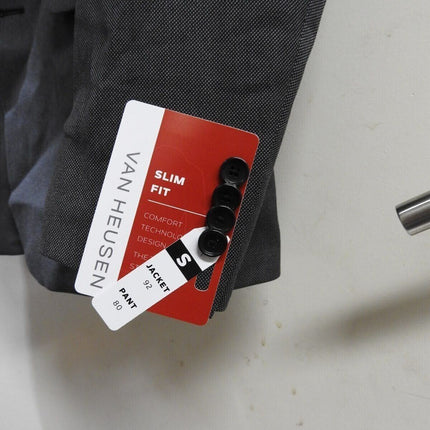 Van Heusen Men's Slim Fit Suit Jacket, Charcoal , Size - 92