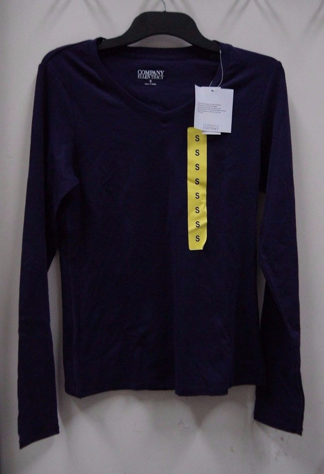 12 x Ellen Tracy Woman's Full T-Shirt Purple T-Shirt Size - S