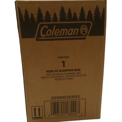 Coleman Kids 50°F Cool-Weather Sleeping Bag - Pink