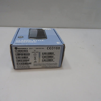 Motorola GLEAM EX211 Graphite Grey / Black