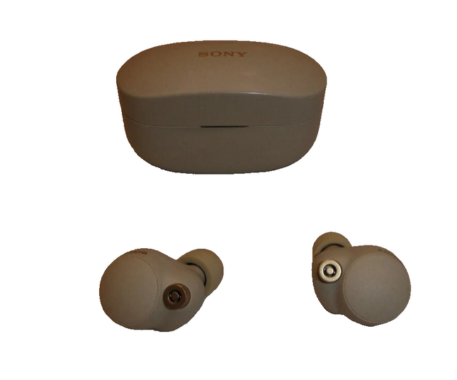 Sony WF-1000XM4 True Wireless Noise-Cancelling Headphones - Silver