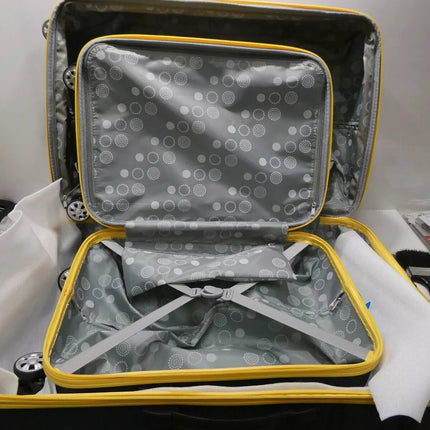 Rockland Melbourne Hardside Expandable Spinner Wheel Luggage, Navy, 2-Piece Set